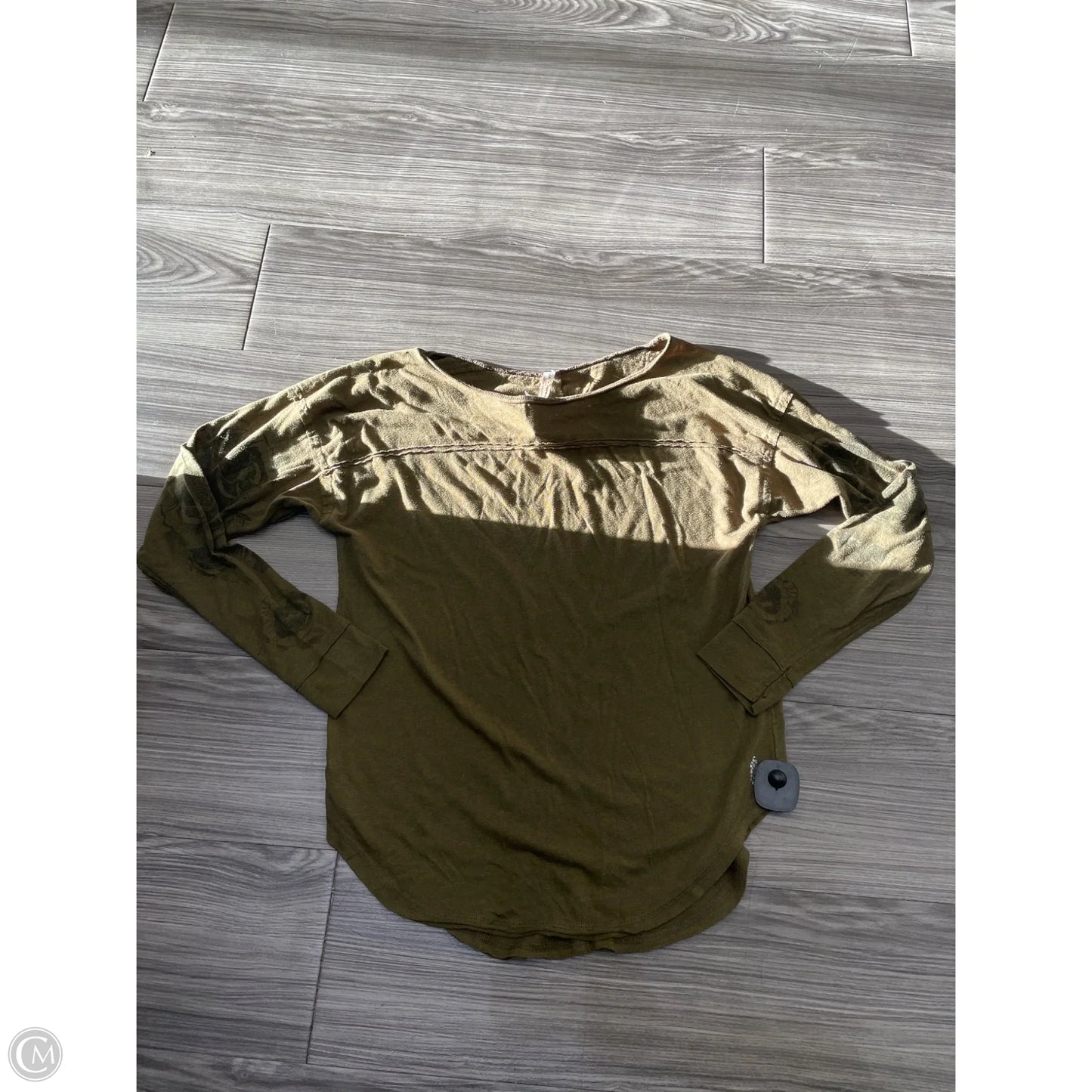 Top Long Sleeve Basic By Free People In Green, Size: S