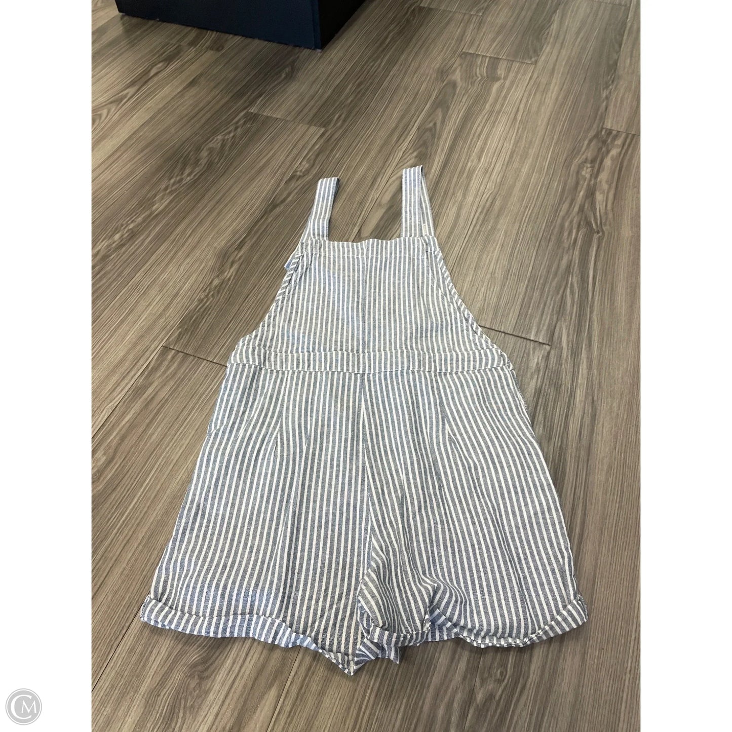 Overalls By Clothes Mentor In Striped Pattern, Size: M