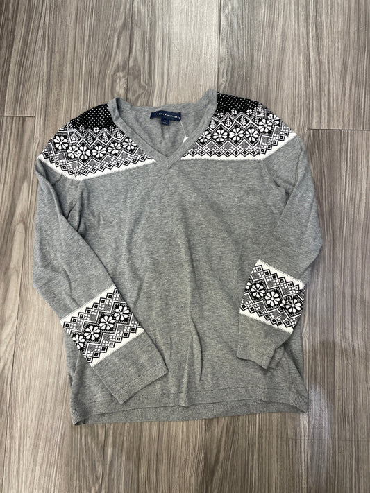 Sweater By Tommy Hilfiger In Grey, Size: M