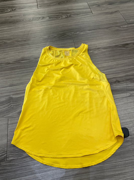 Athletic Tank Top By Calia In Yellow, Size: M