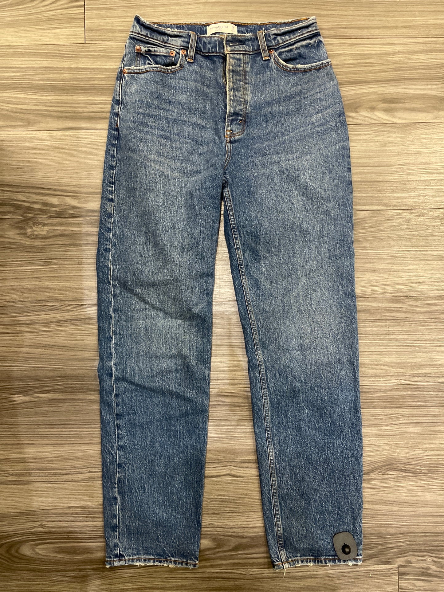 Jeans Boyfriend By Abercrombie And Fitch In Blue, Size: 8