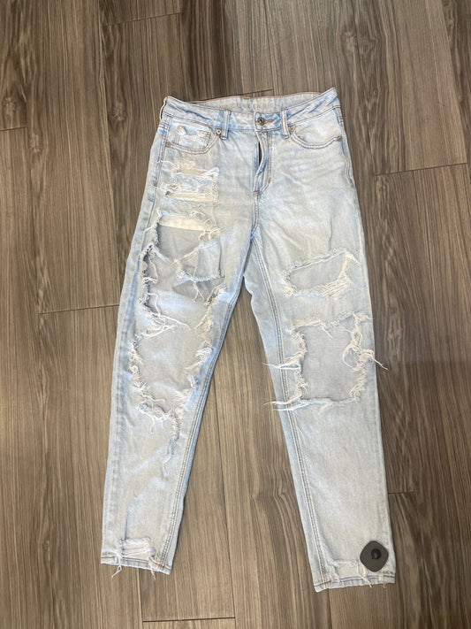 Jeans Boyfriend By American Eagle In Blue, Size: 4