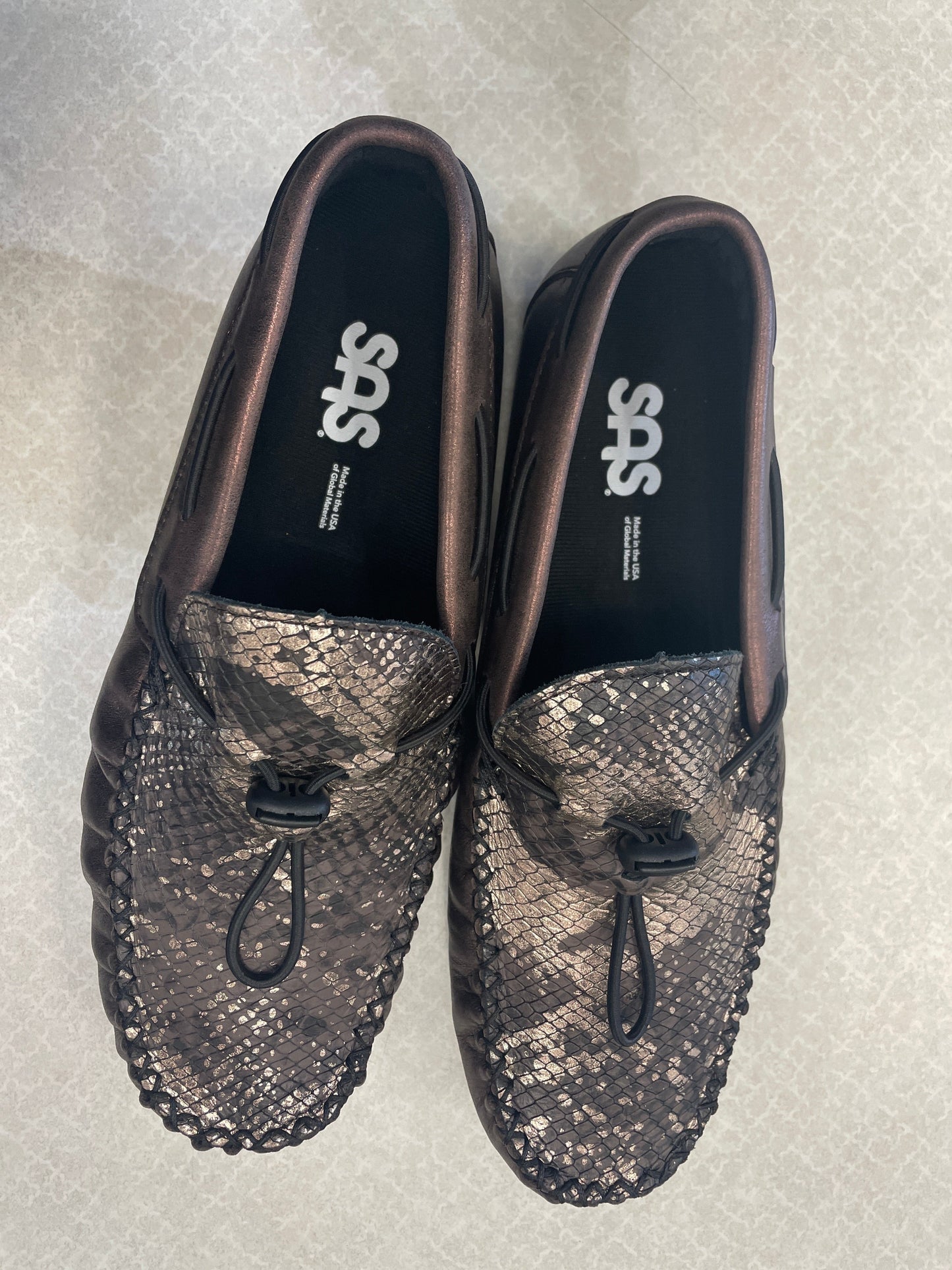 Shoes Flats By Sas In Snakeskin Print, Size: 7.5