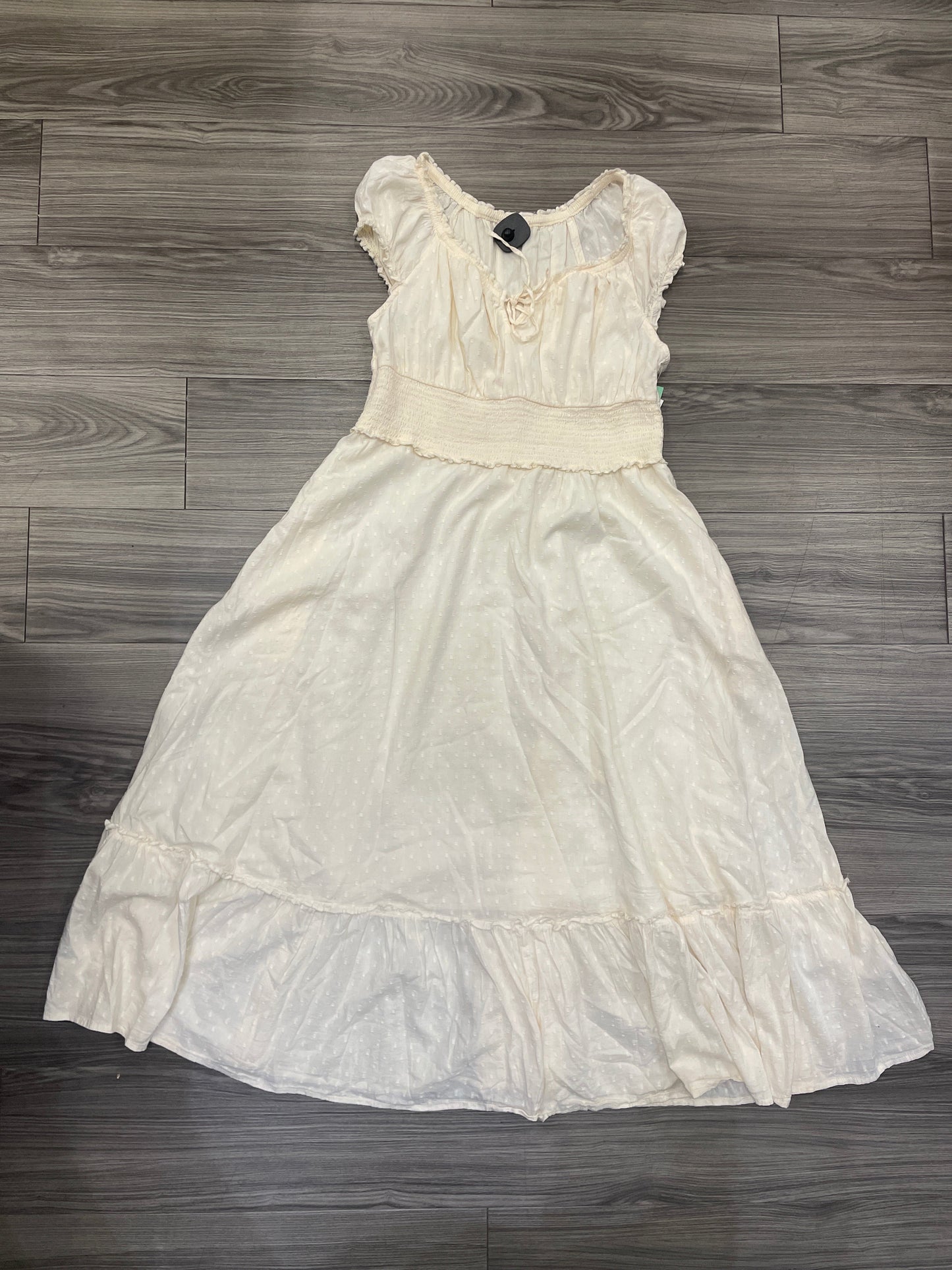 Dress Casual Maxi By Old Navy In Cream, Size: L