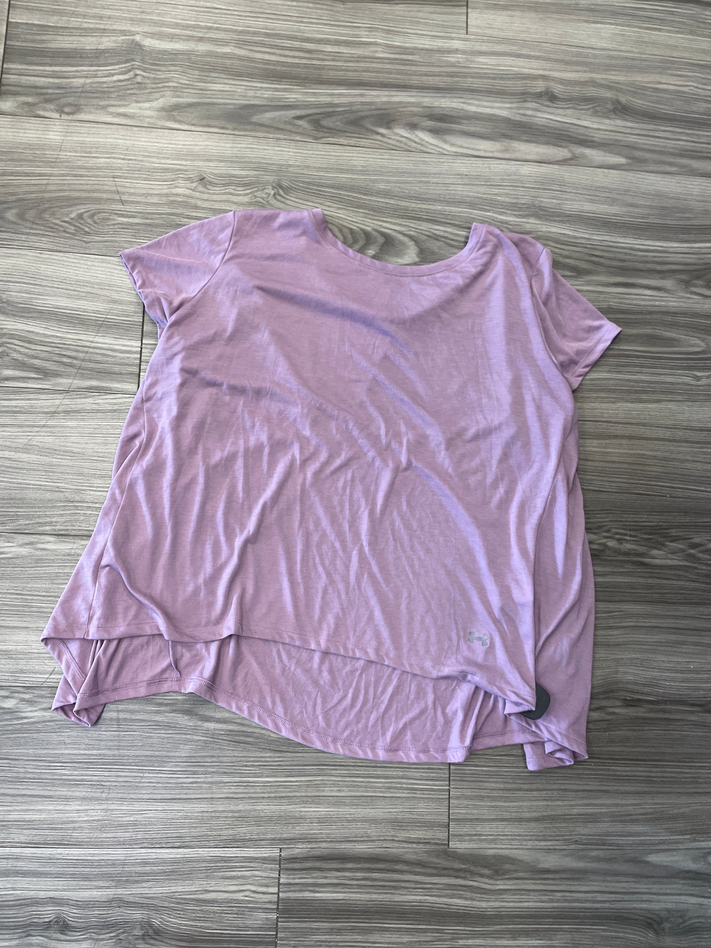 Athletic Top Short Sleeve By Under Armour  Size: Xl