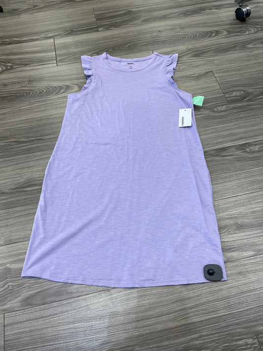 Purple Dress Casual Short Sonoma, Size M