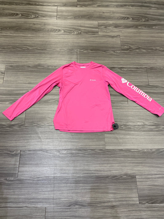 Pink Top Long Sleeve Columbia, Size M