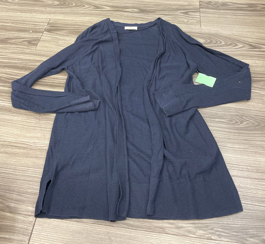 Navy Cardigan Loft, Size L