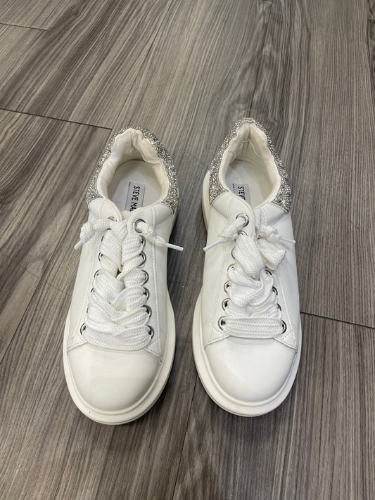 White Shoes Athletic Steve Madden, Size 8.5