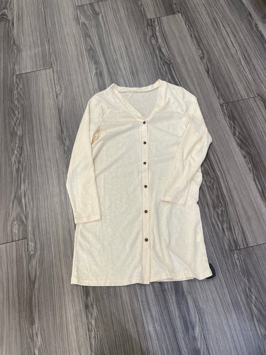 Cream Cardigan Clothes Mentor, Size M