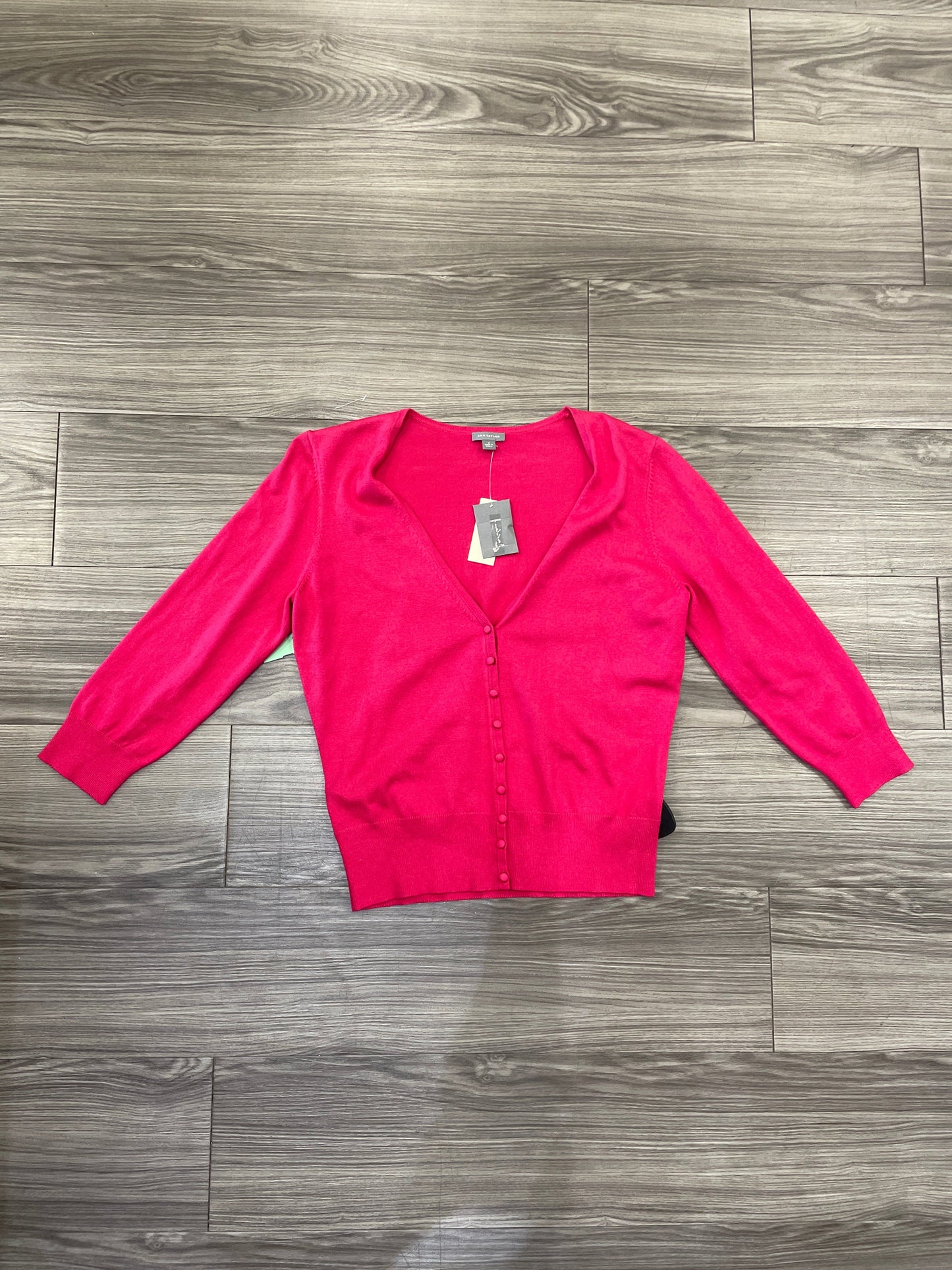 Pink Cardigan Ann Taylor, Size M