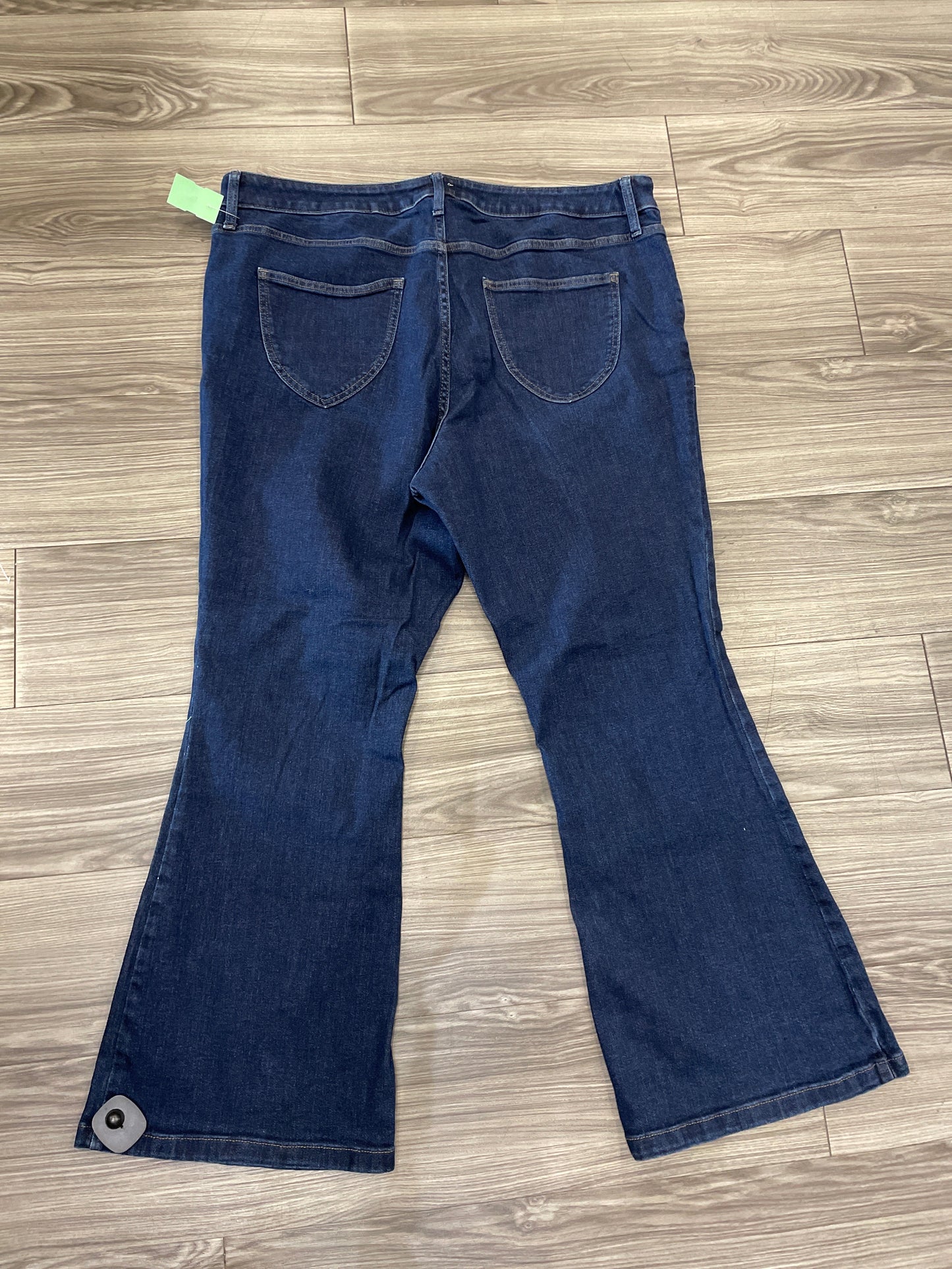 Navy Jeans Boot Cut Ava & Viv, Size 22