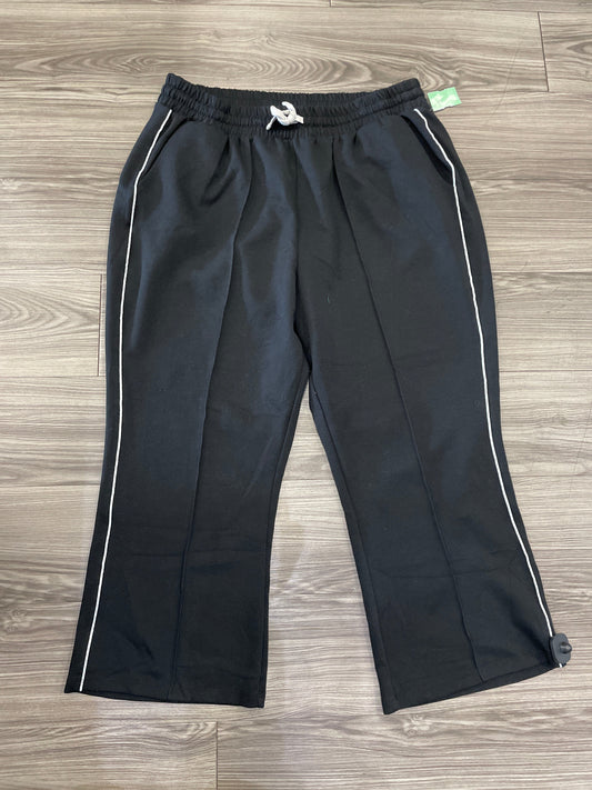 Black Athletic Pants Ava & Viv, Size 2x