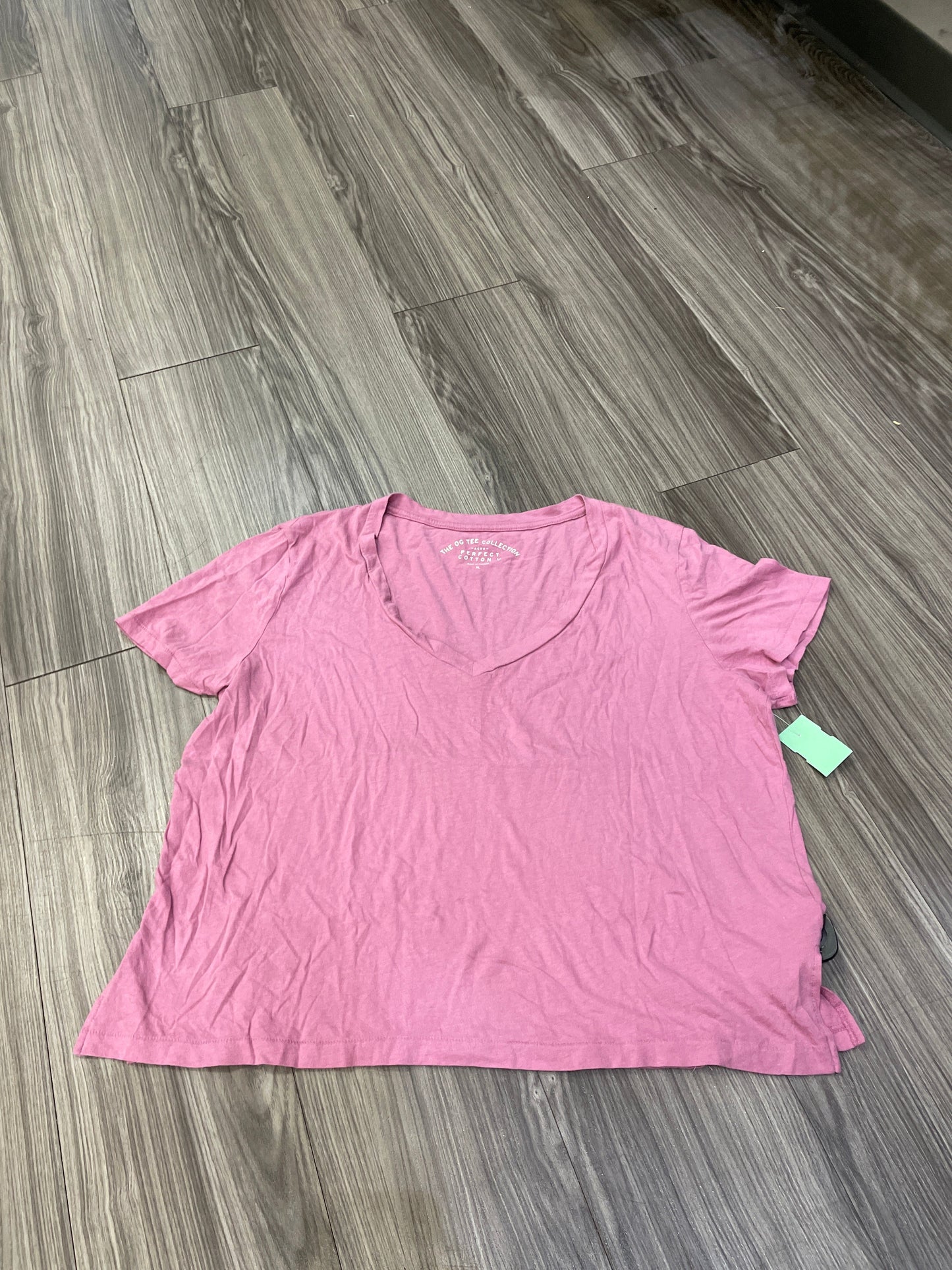 Top Short Sleeve By Aeropostale In Pink, Size: Xl