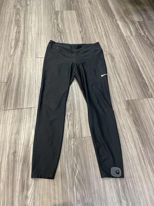 Athletic Leggings By Nike In Black, Size: L