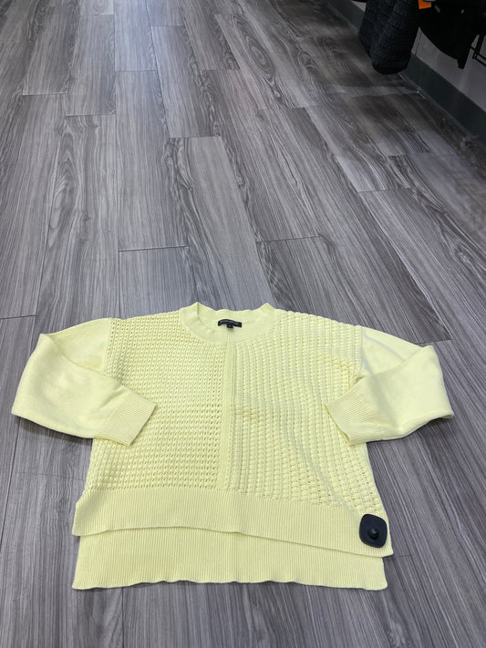 Sweater By Banana Republic In Yellow, Size: L