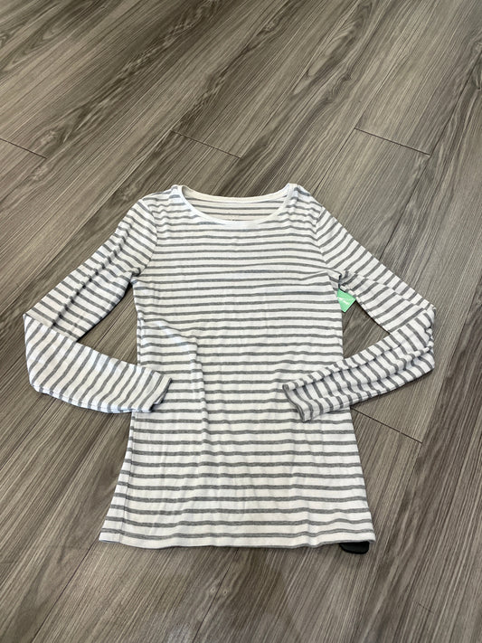 Top Long Sleeve By A New Day In Striped Pattern, Size: M