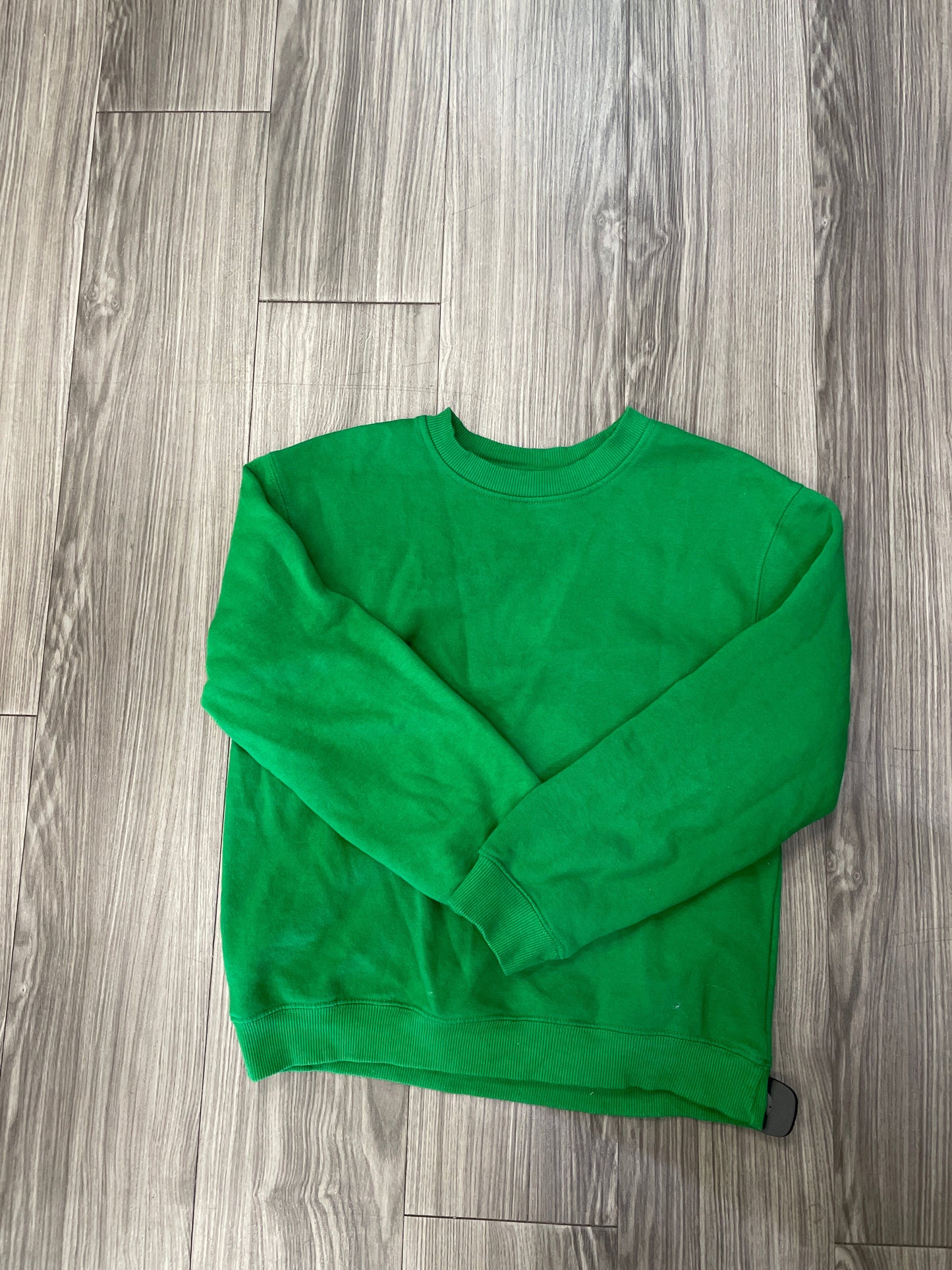 Sweatshirt Collar By Zara In Green, Size: S