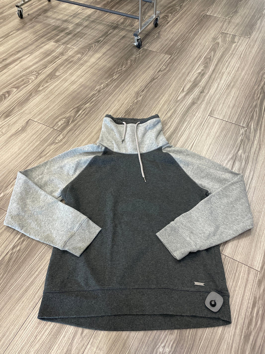 Sweatshirt Hoodie By Express In Grey, Size: L