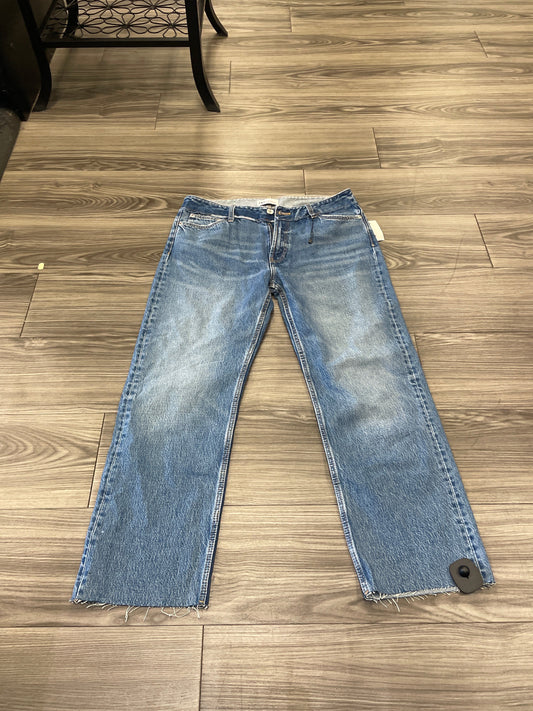 Jeans Straight By Zara In Blue, Size: 8