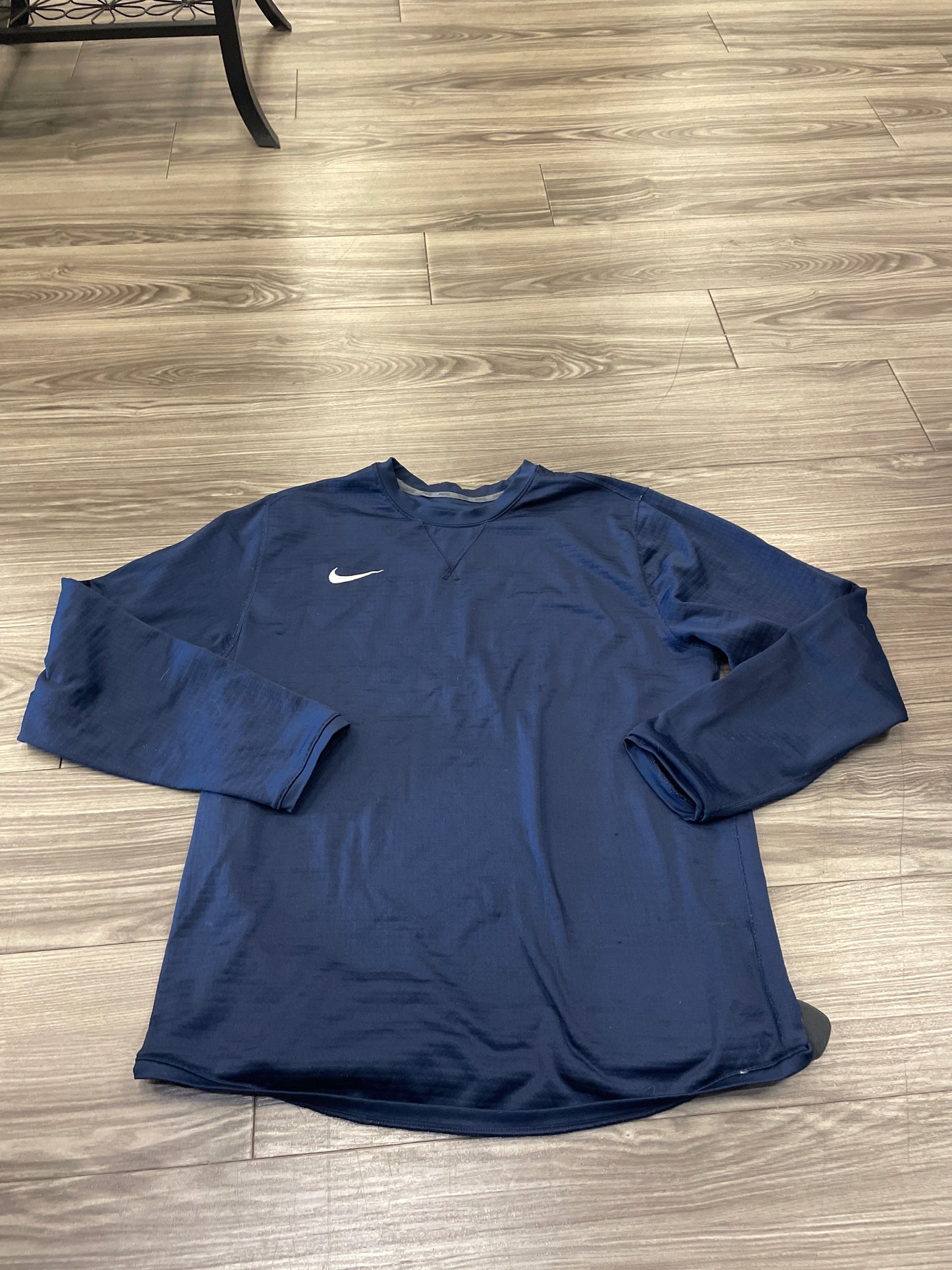 Sweatshirt Crewneck By Nike In Navy, Size: L