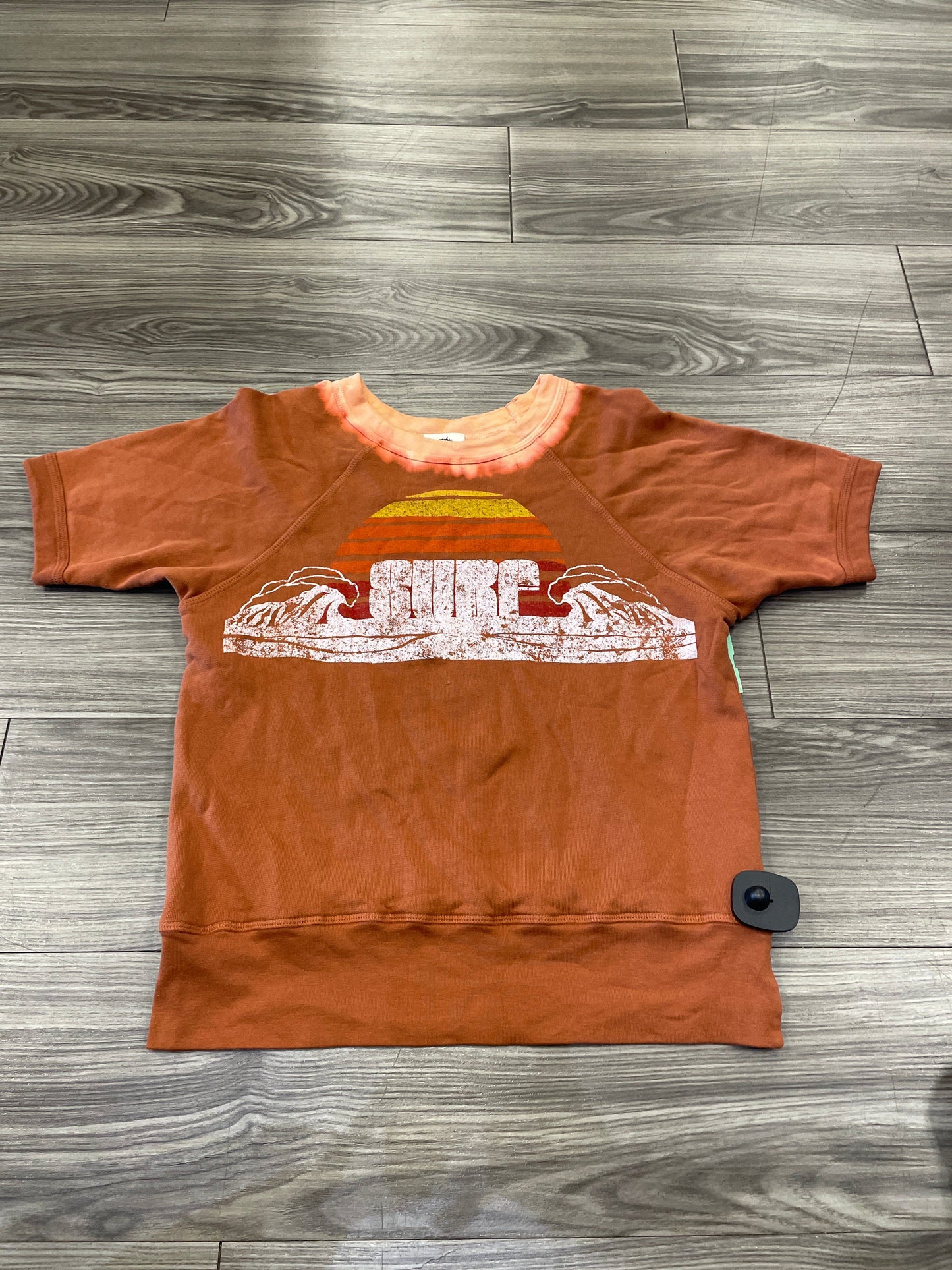 Top Short Sleeve By We The Free In Orange, Size: M