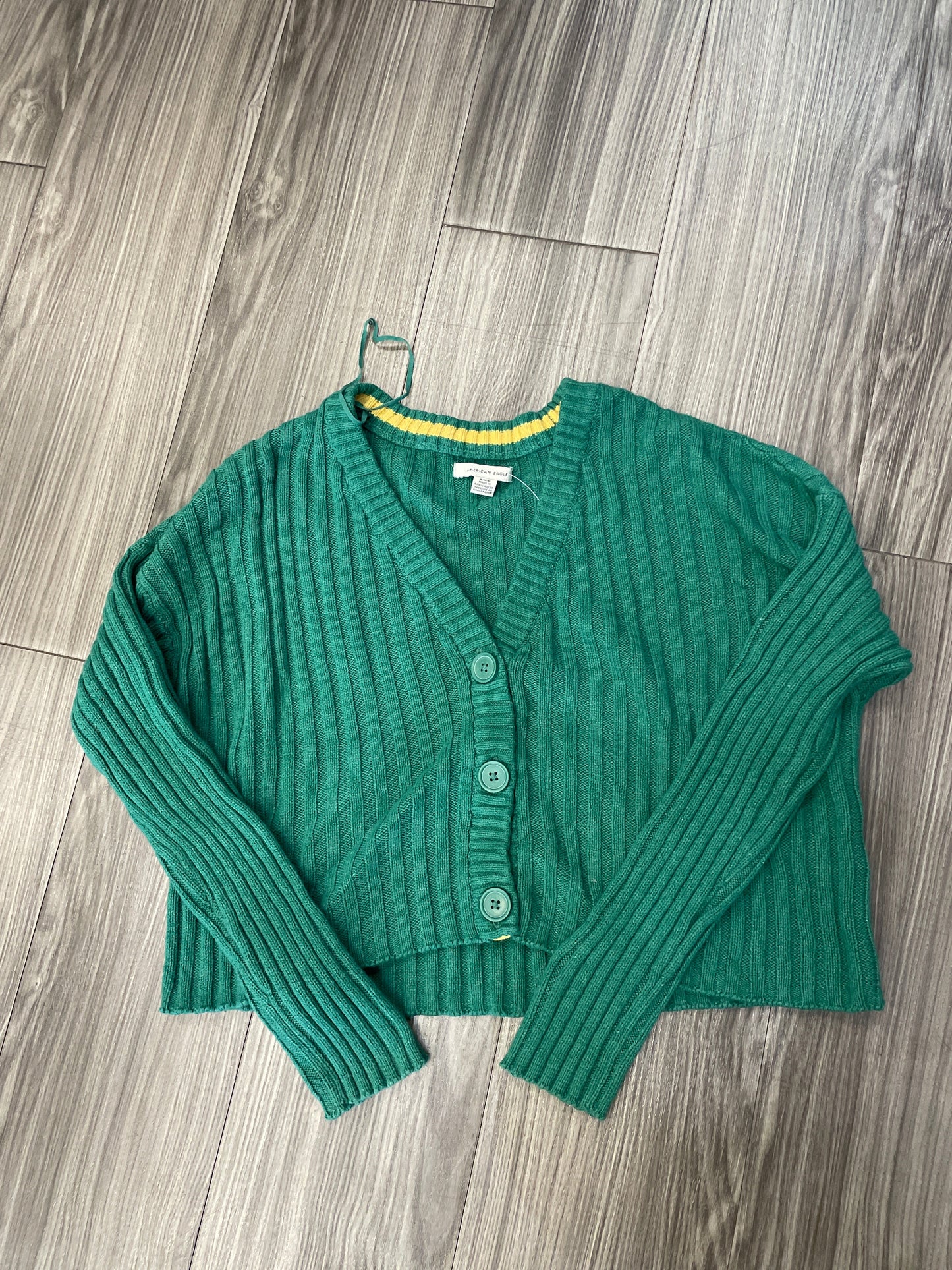 Sweater By American Eagle In Green, Size: M