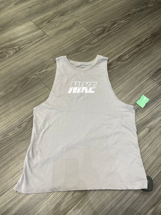 Athletic Tank Top By Nike In Purple, Size: S