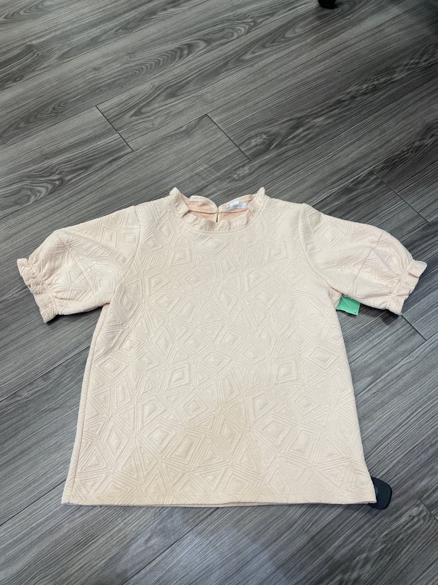 Top Short Sleeve By Thml In Tan, Size: M