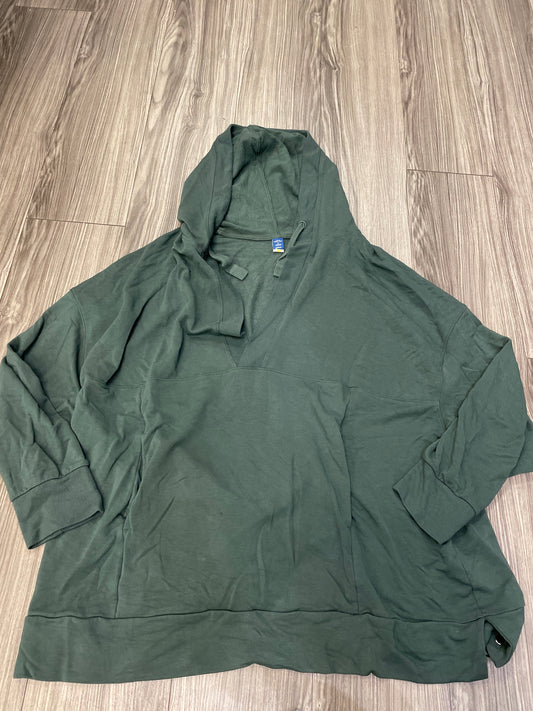 Sweatshirt Hoodie By Old Navy In Green, Size: 2x