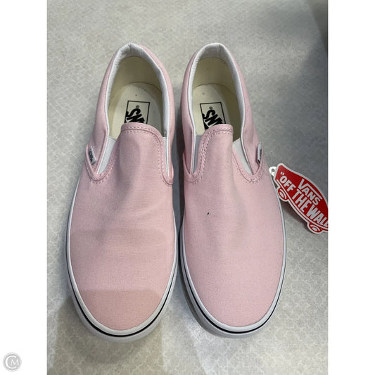 Shoes Flats By Vans In Pink, Size: 9