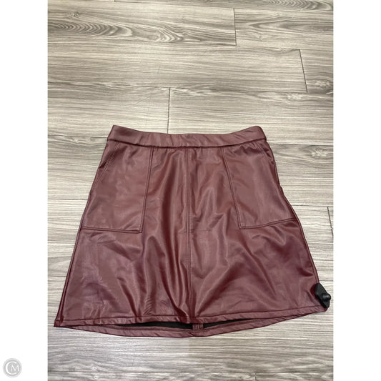 Skirt Mini & Short By Maurices In Red, Size: 10