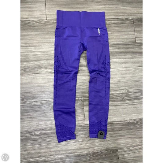 Athletic Leggings By Gym Shark In Purple, Size: M