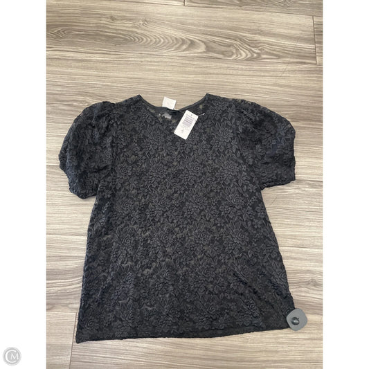 Top Short Sleeve By Torrid In Black, Size: L