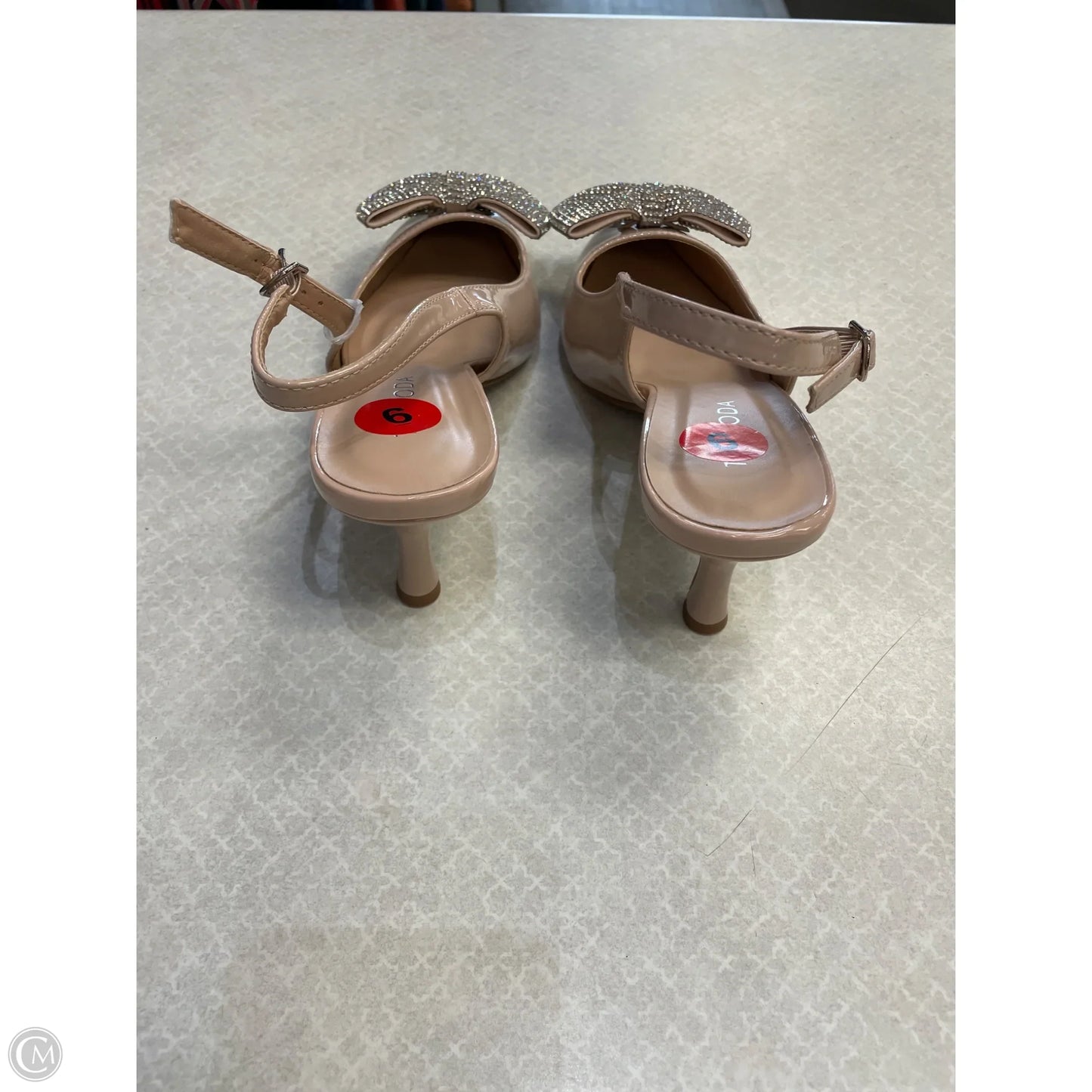 Shoes Heels Stiletto By Top Moda In Tan, Size: 6