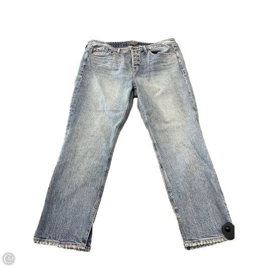 Jeans Straight By Torrid In Blue, Size: 14