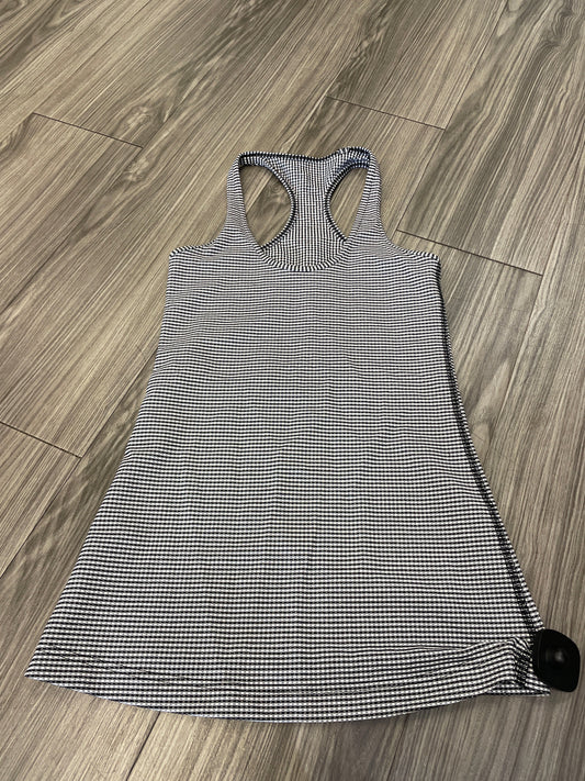 Black & White Athletic Tank Top Lululemon, Size 6