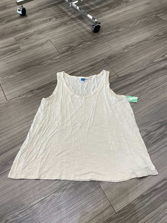Cream Tank Top Old Navy, Size L