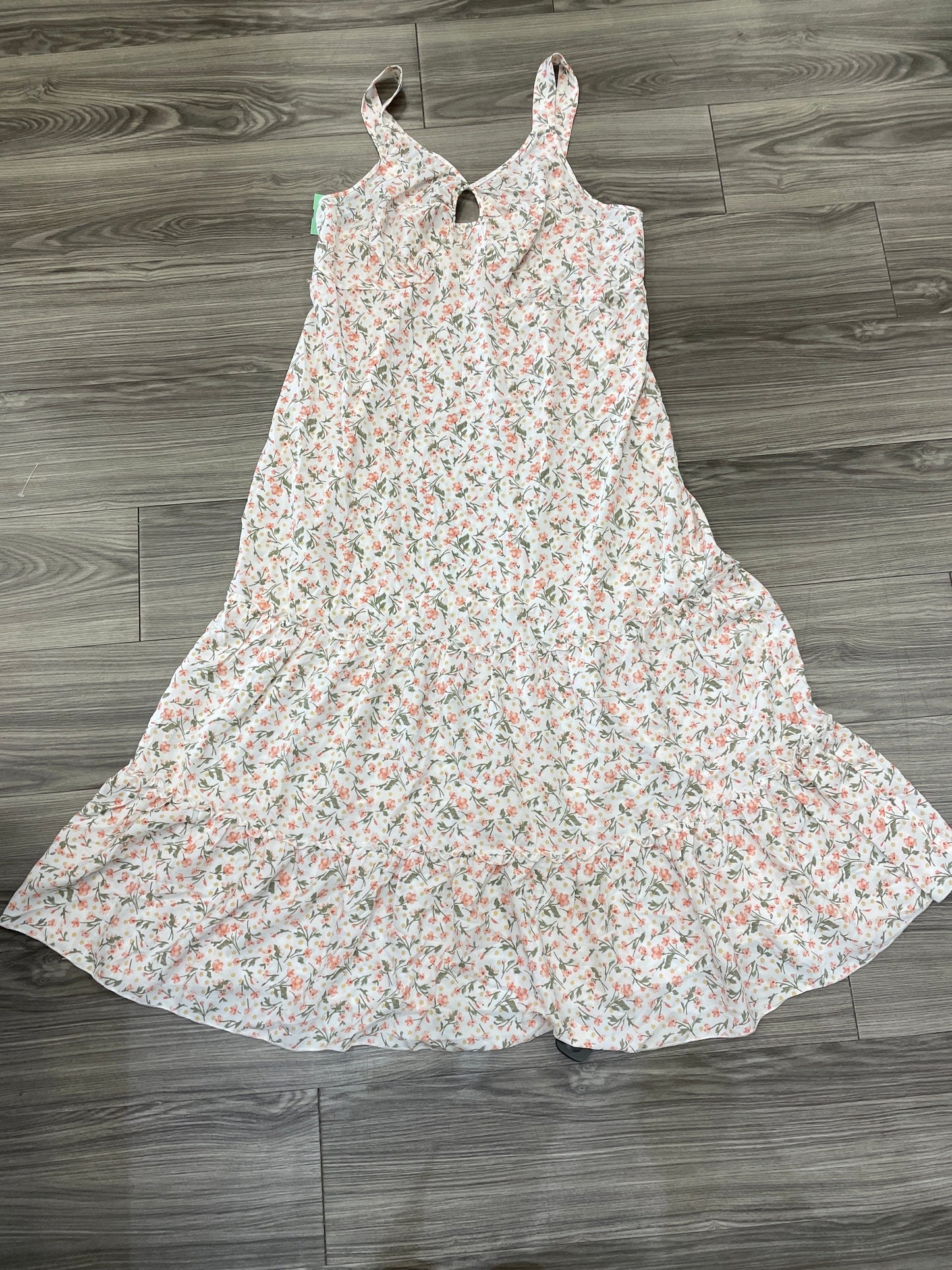 White Dress Casual Maxi Liberty Love, Size 1x