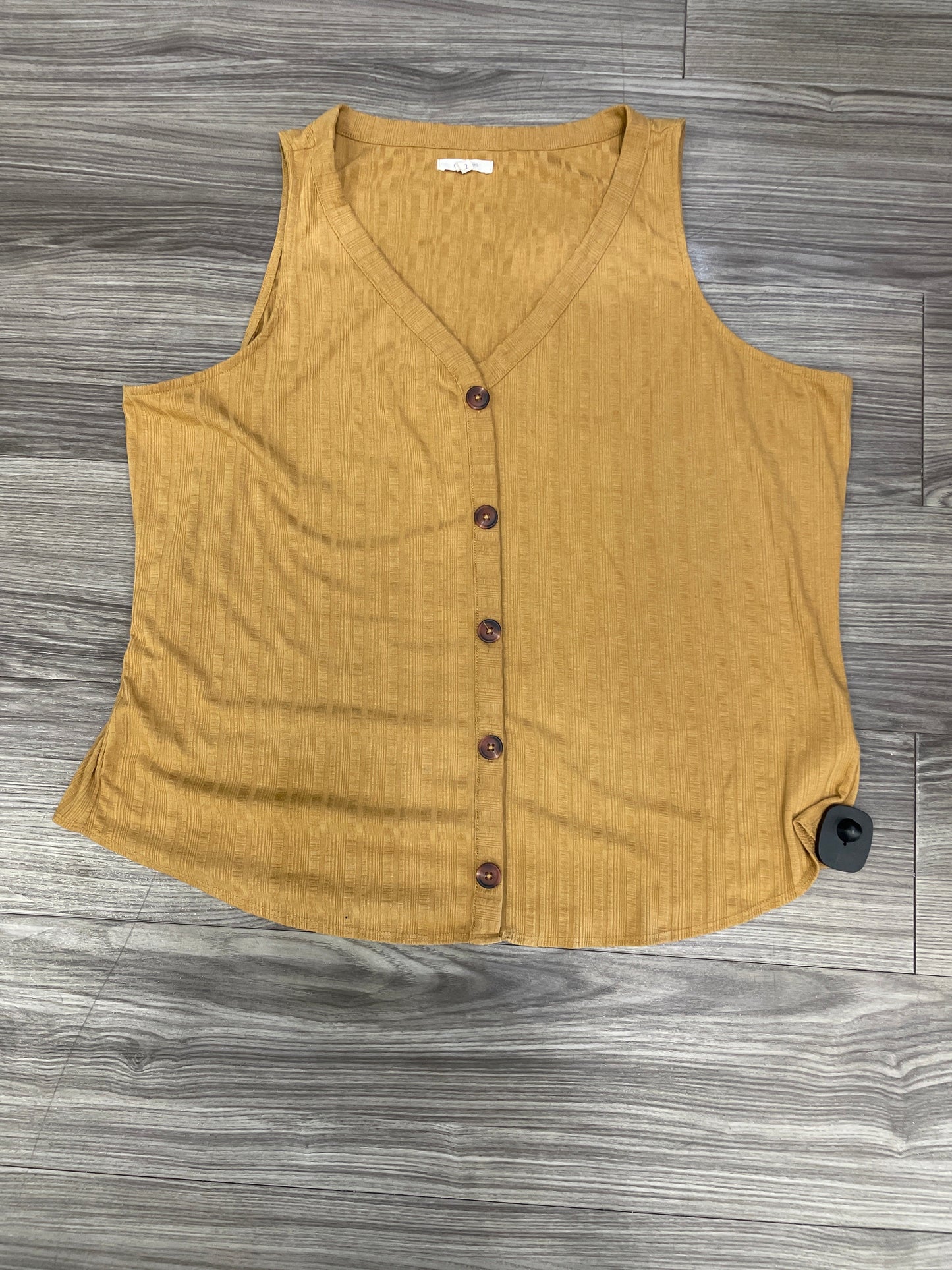 Yellow Tank Top Maurices, Size 2x