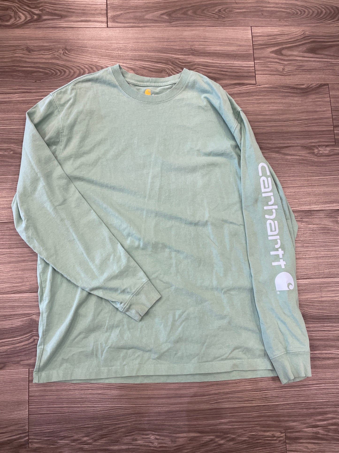 Teal Top Long Sleeve Carhartt, Size Xl