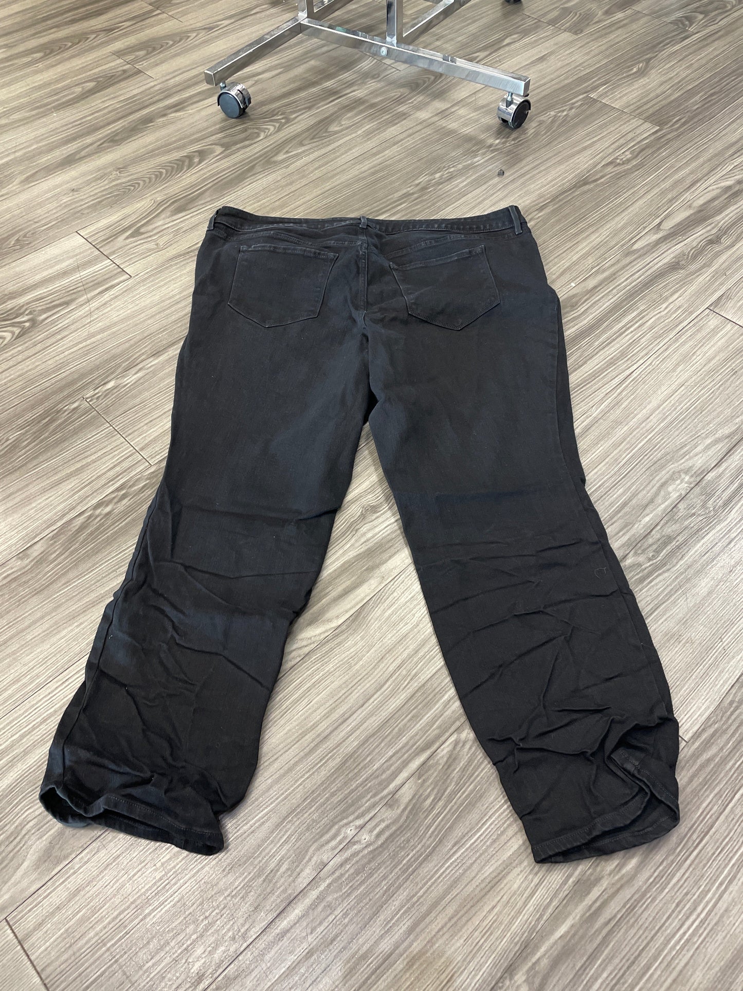 Black Jeans Straight Old Navy, Size 22