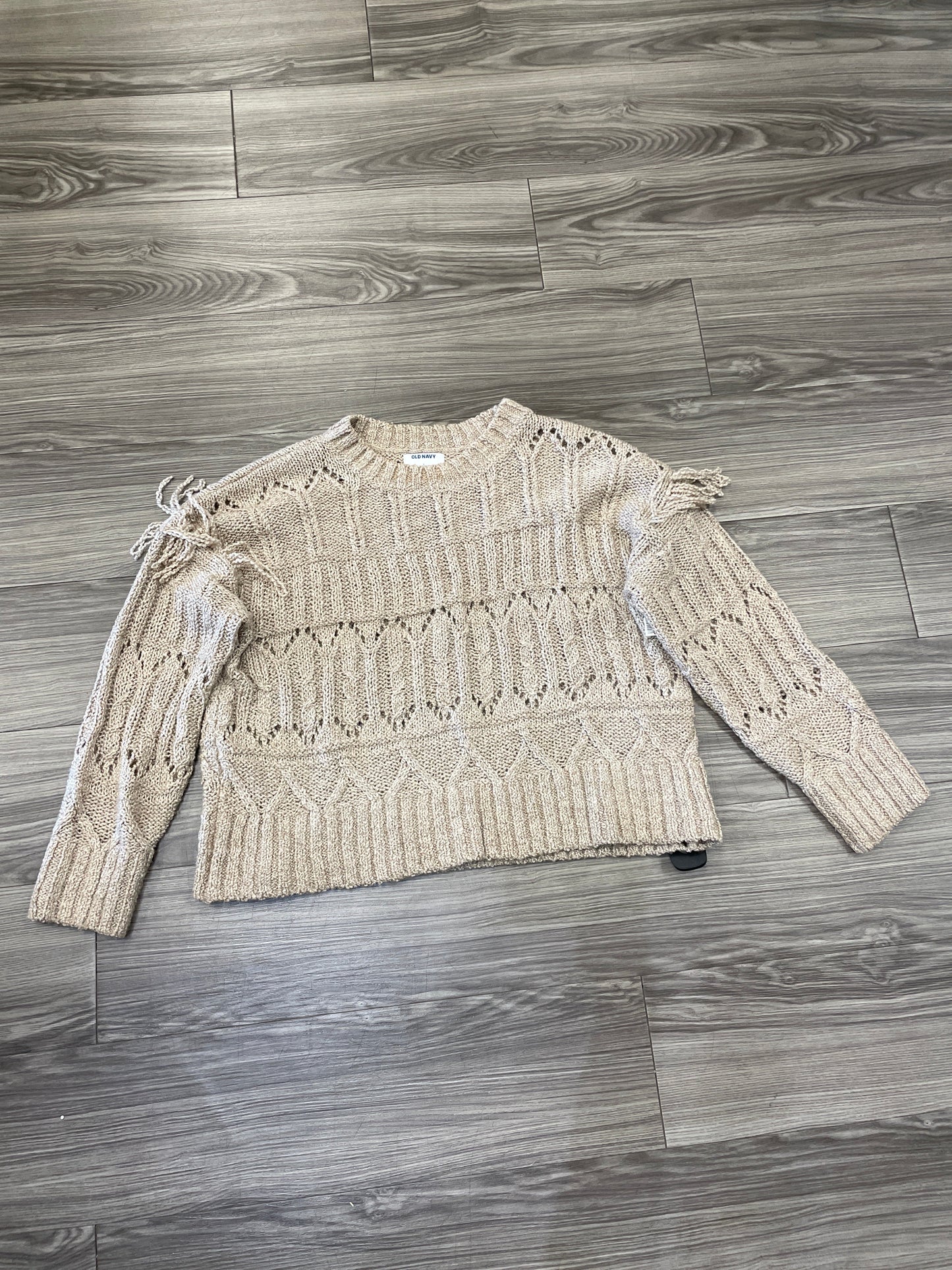 Tan Sweater Old Navy, Size L