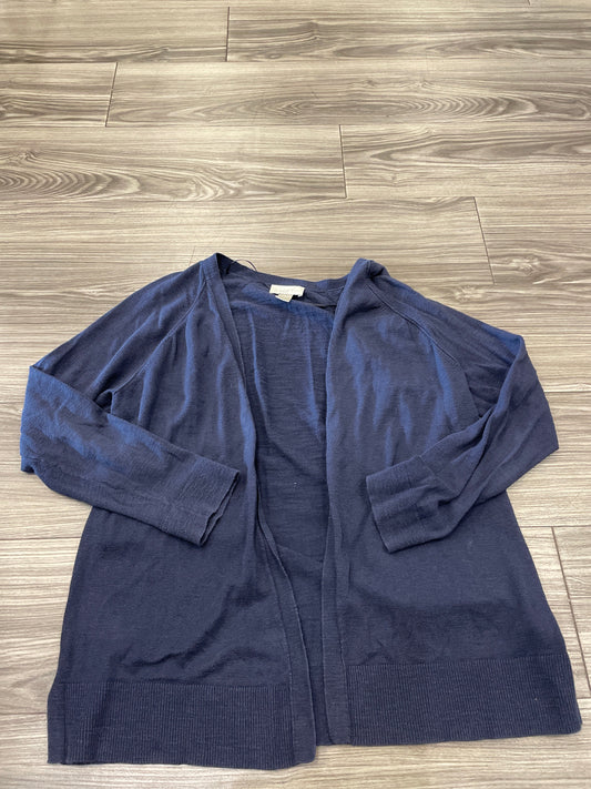 Navy Cardigan Loft, Size Petite L