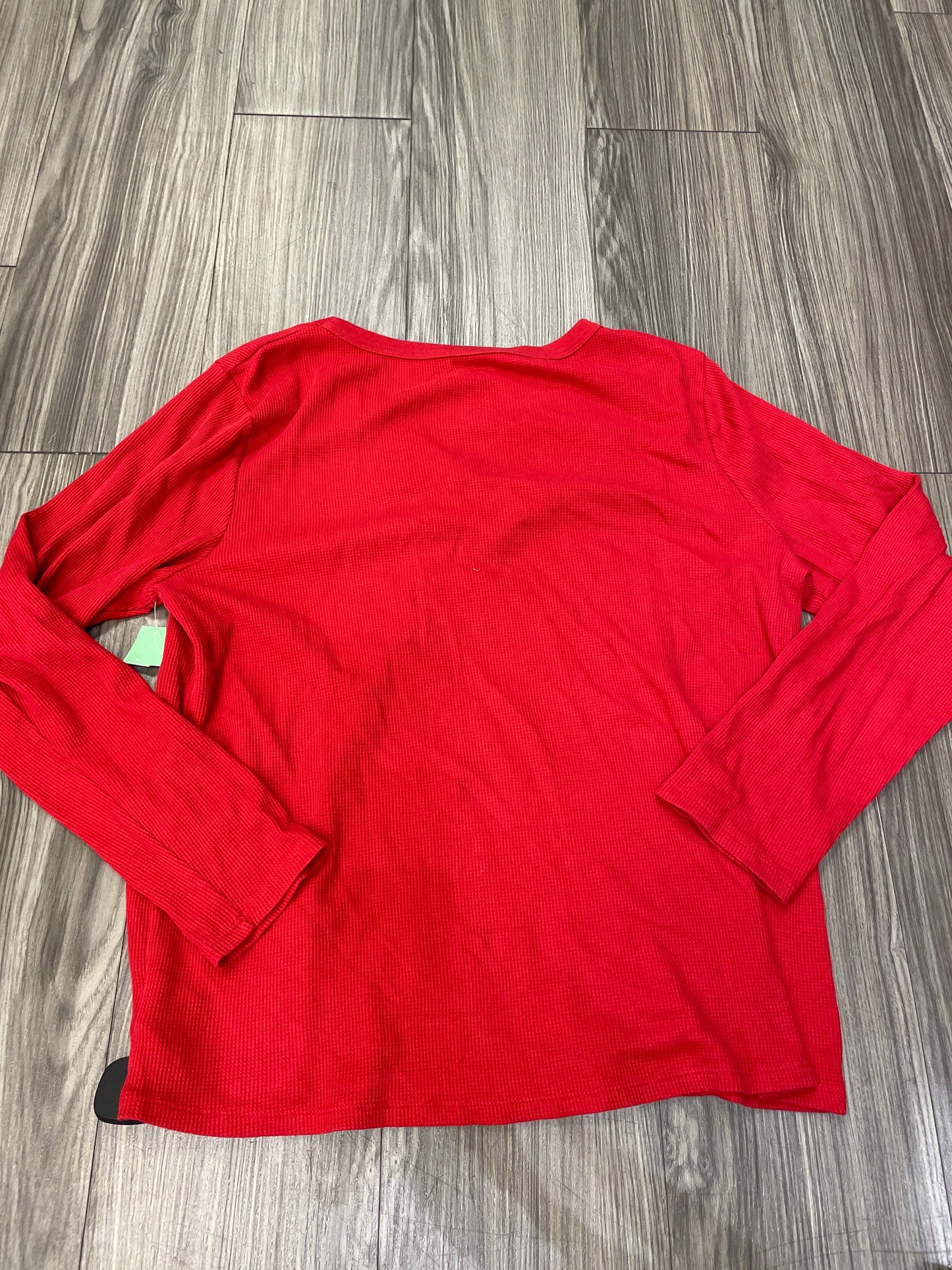 Red Top Long Sleeve Gap, Size 2x