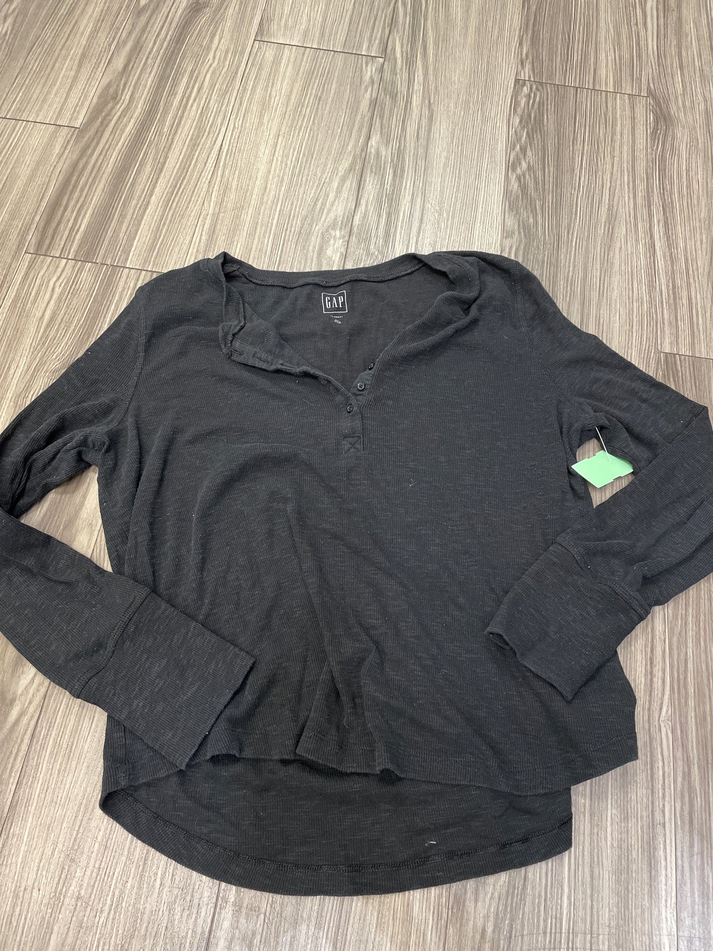 Black Top Long Sleeve Gap, Size Xl