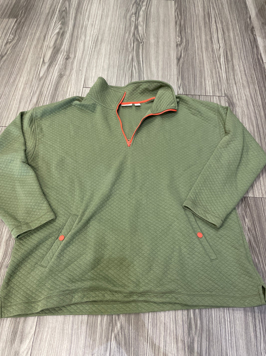 Green Top Long Sleeve L.l. Bean, Size Xl