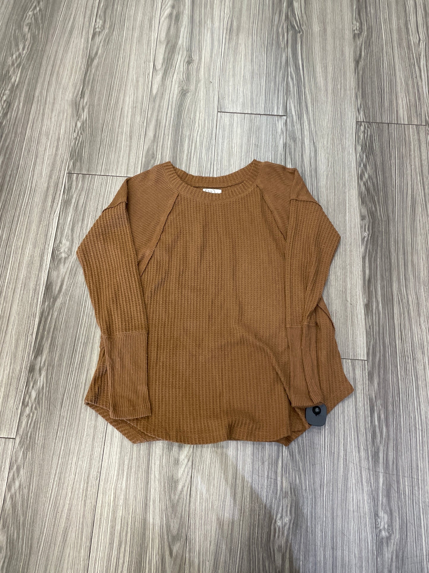 Brown Top Long Sleeve Maurices, Size Xs