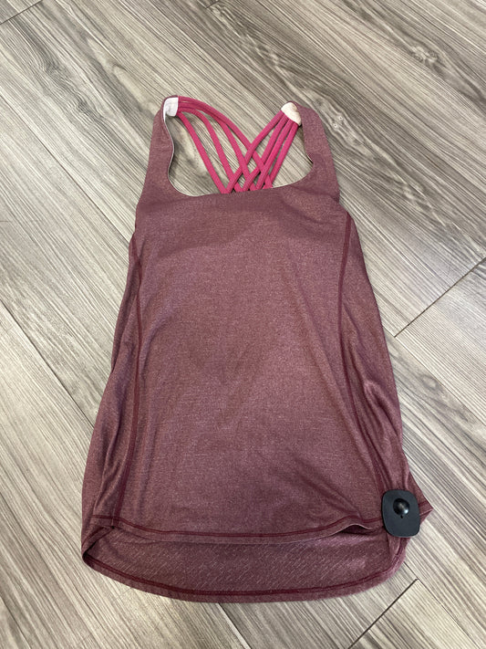 Pink Athletic Tank Top Lululemon, Size S