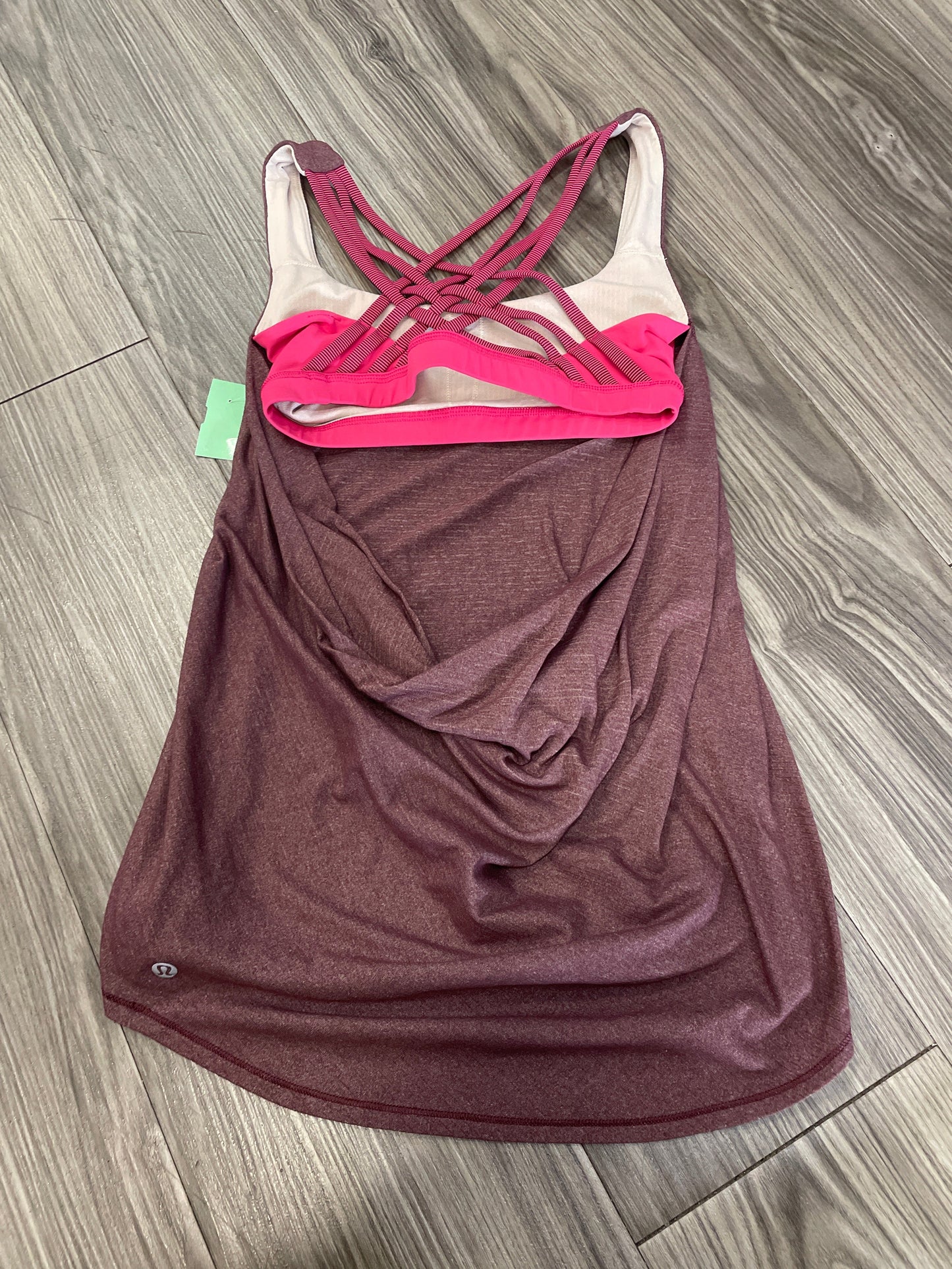 Pink Athletic Tank Top Lululemon, Size S